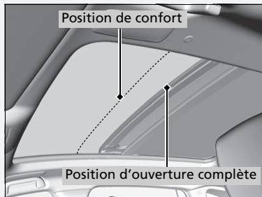 Acura RDX (2019) - Utilisation du commutateur du toit panoramicique - 1