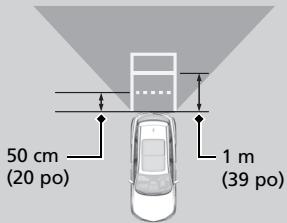 Acura RDX (2019) - Vérification de la présence d'obstacles derrière le vehicule - 1