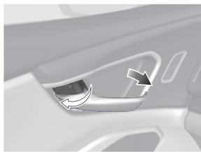 Acura RDX (2019) - Déverrouillage des portières avant à partir de l'intérieur P 159 - 1