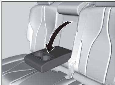 Acura RDX (2019) - Utilisation de l'accoudoir de siège arrêté - 1