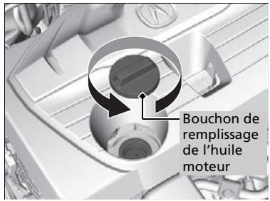 Acura RDX (2019) - Ajouter de l'huile moteur - 1