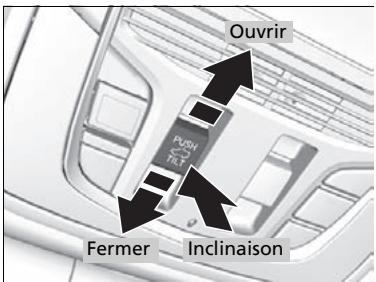 Acura RDX (2019) - Utilisation du commutateur du toit panoramicque - 1