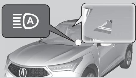 Acura RDX (2019) - Le système fonctionné lorsque : - 1