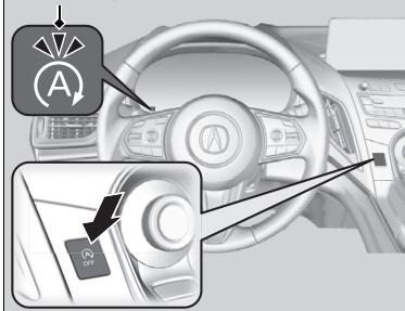 Acura RDX (2019) - Système d'arrêt automatique au ralenti ACTIVÉ/DÉSACTIVÉ - 1