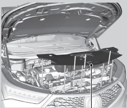 Acura RDX (2019) - Couvercle du compartmente moteur - 1