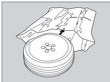 Acura RDX (2019) - Entreposer le pneu à plat - 1