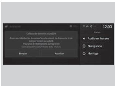 Acura RDX (2019) - ■ Activation d'AcuraLink - 1