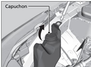 Acura RDX (2019) - Remplissage du réservoir du liquide de lave-glace - 1