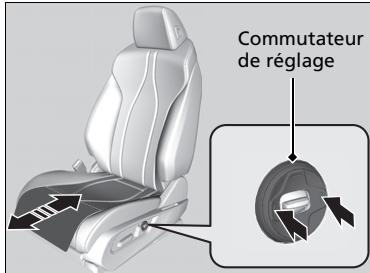 Acura RDX (2019) - Interface de commande des sièges* - 5