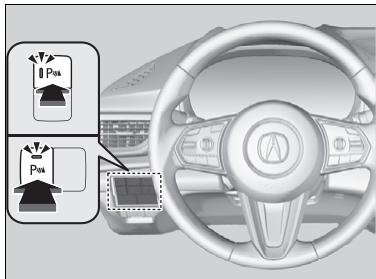 Acura RDX (2019) - Système de capteurs de distance de stationnement activé et désactivé - 1