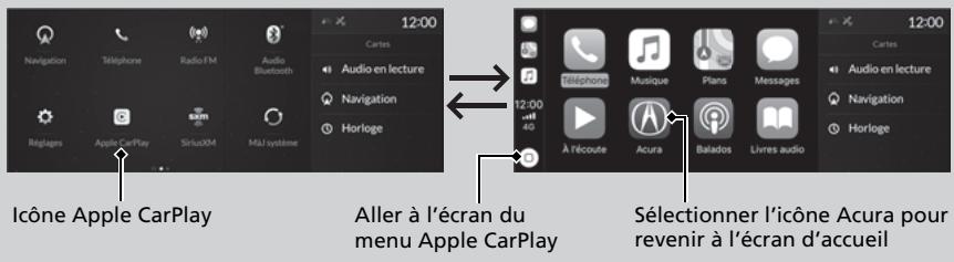 Acura RDX (2019) - Menu Apple CarPlay - 1