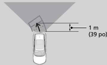 Acura RDX (2019) - Vérification de la présence d'obstacles derrière le vehicule - 2