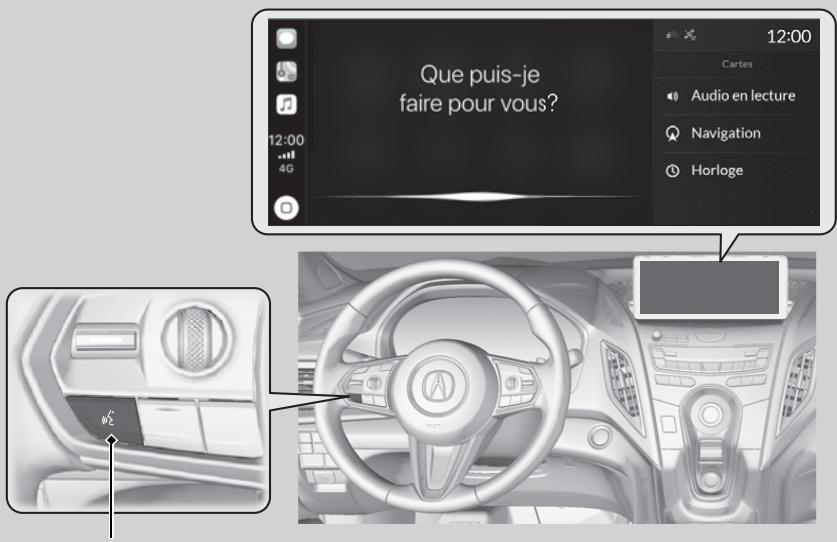 Acura RDX (2019) - Faire fonctionner Apple CarPlay avec Siri - 1