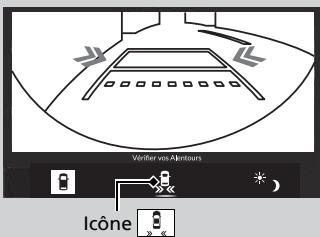 Acura RDX (2019) - Activation et désactivation du système d'alerte de traffic transversal - 2