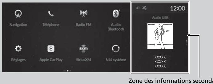 Acura RDX (2019) - Zone des informations secondaires - 1