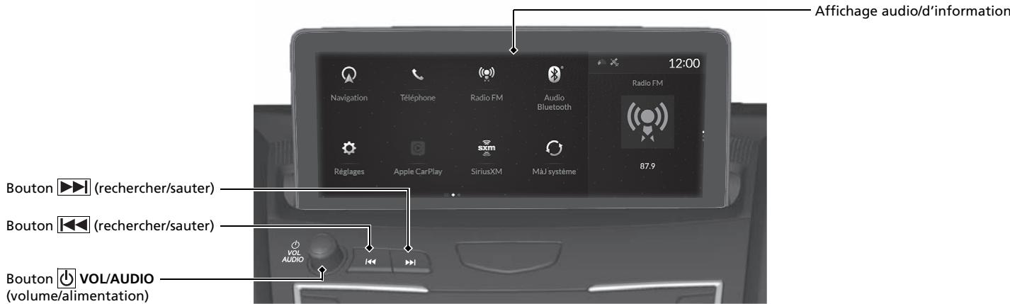 Acura RDX (2019) - Télécommandes de la chaine sonore P.243 - 3