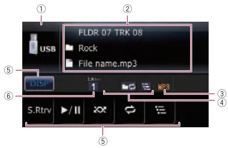 SUBARU Forester (2008-2010) Système audio et de navigation - Lecture de l'écran - 1