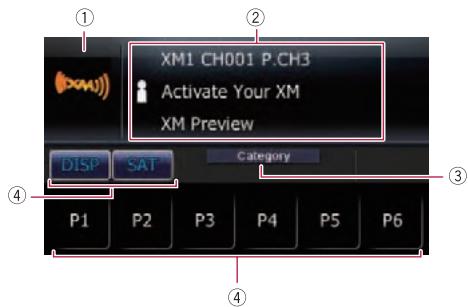 SUBARU Forester (2008-2010) Système audio et de navigation - Lecture de l'écran - 2