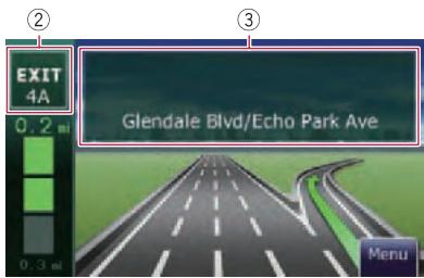 SUBARU Forester (2008-2010) Système audio et de navigation - Affichage pendant la conduite sur autoroute - 2