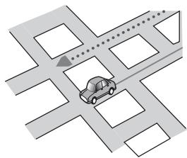 SUBARU Forester (2008-2010) Système audio et de navigation - Situations susceptibles de provoquer des erreurs de positionnement perceptibles - 2