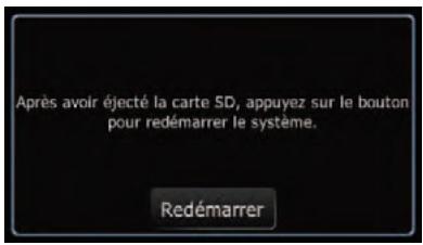 SUBARU Forester (2008-2010) Système audio et de navigation - Éjection d'une carte mémoire SD - 2