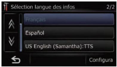 SUBARU Forester (2008-2010) Système audio et de navigation - Modification des réglages généraux pour les fonctions de navigation - 1