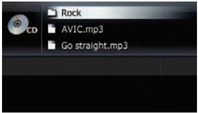 SUBARU Forester (2008-2010) Système audio et de navigation - Sélection d'une piste de la liste - 1