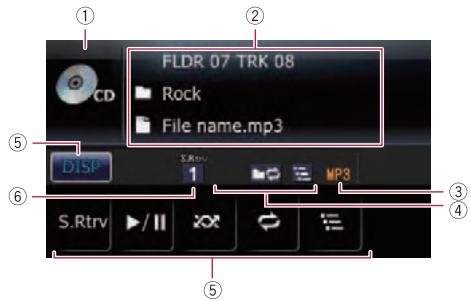 SUBARU Forester (2008-2010) Système audio et de navigation - Lecture de I'ecran - 1