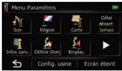 SUBARU Forester (2008-2010) Système audio et de navigation - Touchez [Configurations]. - 1