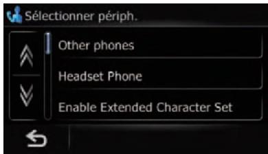 SUBARU Forester (2008-2010) Système audio et de navigation - Touchez [Ajouter], fais touchez [Sélectionner périp. spécifiques]. - 1