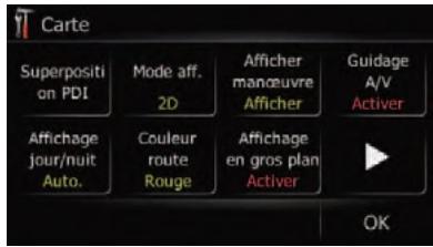 SUBARU Forester (2008-2010) Système audio et de navigation - Touchez [Carte]. - 1