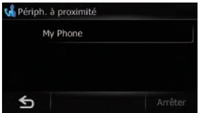 SUBARU Forester (2008-2010) Système audio et de navigation - Touchez [Ajouter], puis touchez [Rechercher périph.]. - 1