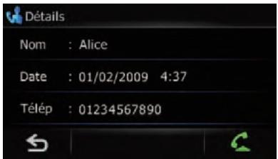 SUBARU Forester (2008-2010) Système audio et de navigation - Touchez une entrée dans la liste. - 1