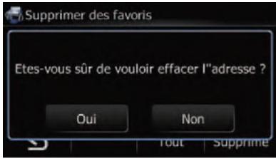 SUBARU Forester (2008-2010) Système audio et de navigation - Suppression de l'entrée dans I"Favoris" - 3