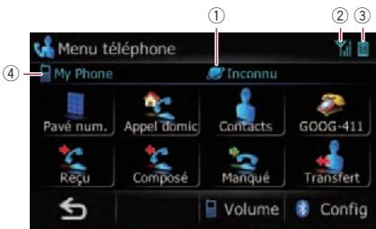 SUBARU Forester (2008-2010) Système audio et de navigation - Touchez [Telephone]. - 1