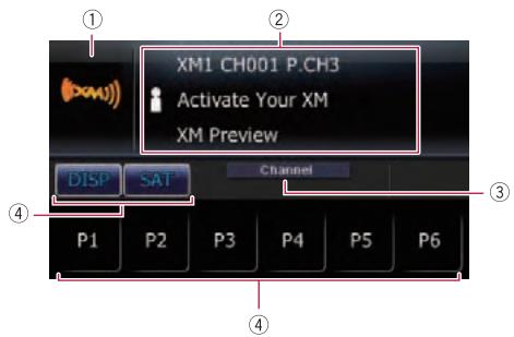 SUBARU Forester (2008-2010) Système audio et de navigation - Lecture de l'écran - 1