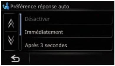 SUBARU Forester (2008-2010) Système audio et de navigation - Touchez [PéRéquence réponse auto]. - 1