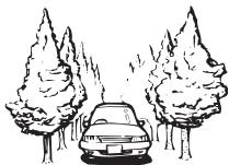 SUBARU Forester (2008-2010) Système audio et de navigation - Lorsque le positionnement par GPS est impossible - 4