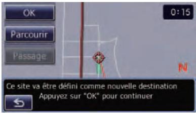 SUBARU Forester (2008-2010) Système audio et de navigation - Contrôle de la position sur la carte - 1
