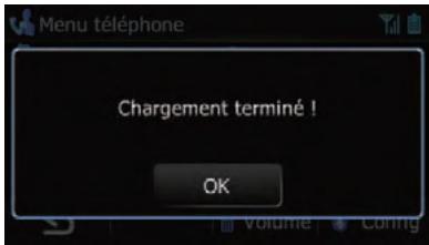 SUBARU Forester (2008-2010) Système audio et de navigation - Lorsque le message de fin apparait, lisez-le et touchez [OK]. - 1