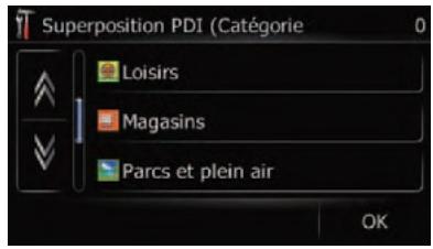 SUBARU Forester (2008-2010) Système audio et de navigation - Touchez [POI]. - 1