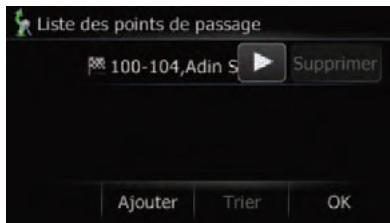 SUBARU Forester (2008-2010) Système audio et de navigation - Édition des points de passage - 1