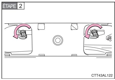 TOYOTA Matrix (2012) - Éclairages de plaque d'immatriculation - 2