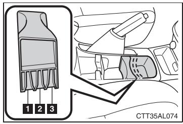 TOYOTA Matrix (2012) - Réglage du porte-gobelets à la taille des gobelets ou des canettes - 2