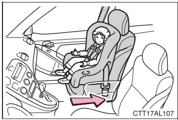 TOYOTA Matrix (2012) - Lorsque you installez un siège de sécurité infant - 2