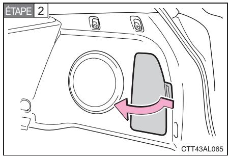 TOYOTA Matrix (2012) - ■ Clignotants avant/feux de stationnement etoux de position latéraux avant - 5