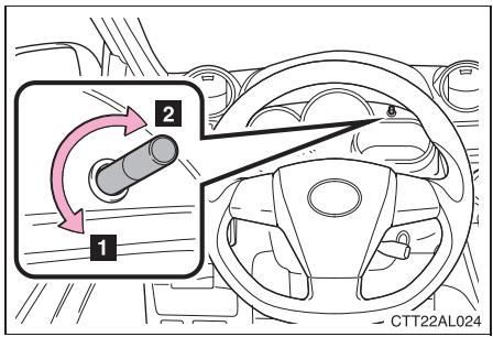 TOYOTA Matrix (2012) - Commande d'éclairage du tableau de bord - 1