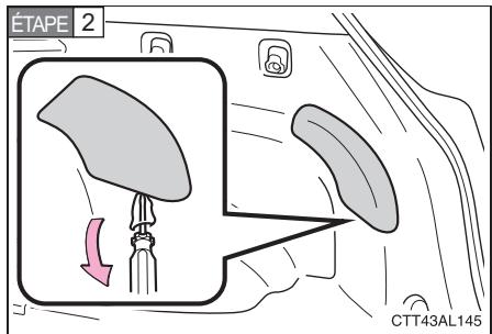 TOYOTA Matrix (2012) - ■ Clignotants avant/feux de stationnement etoux de position latéraux avant - 4