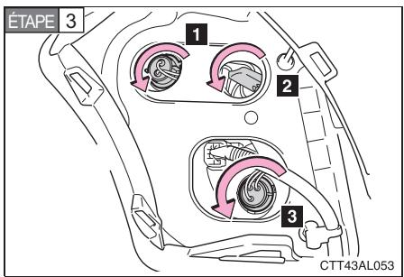 TOYOTA Matrix (2012) - ■ Clignotants avant/feux de stationnement etoux de position latéraux avant - 6