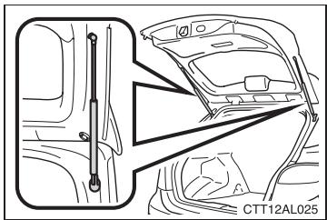 TOYOTA Matrix (2012) - Vérins amortisseurs du hayon - 1